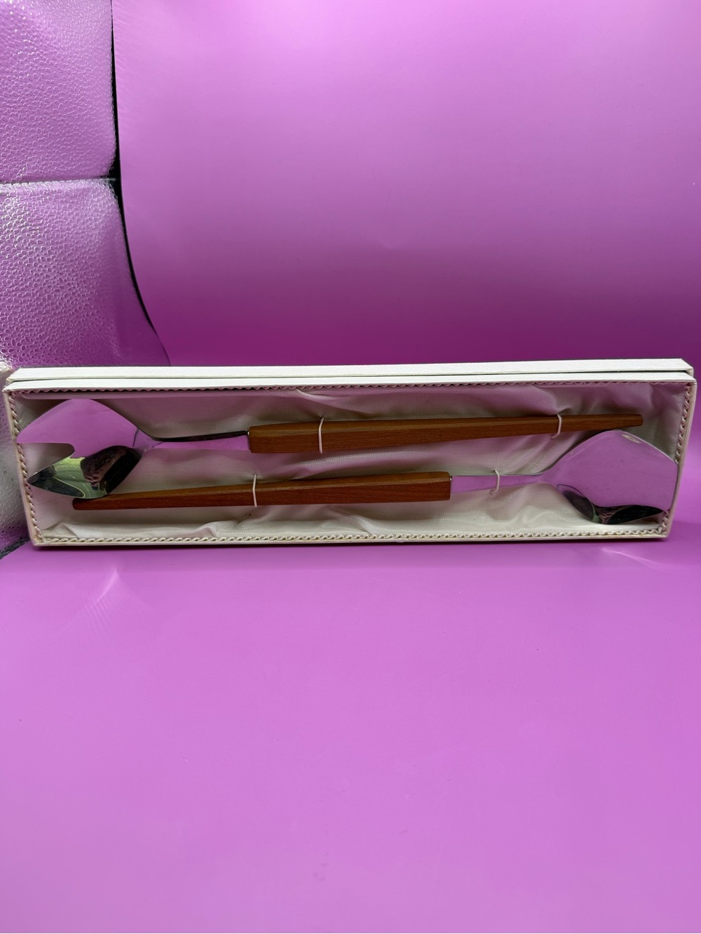 Vintage Salad Server Set